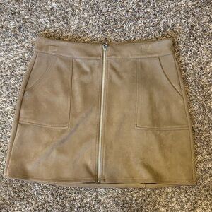 Maurices Tan A-Line Skirt